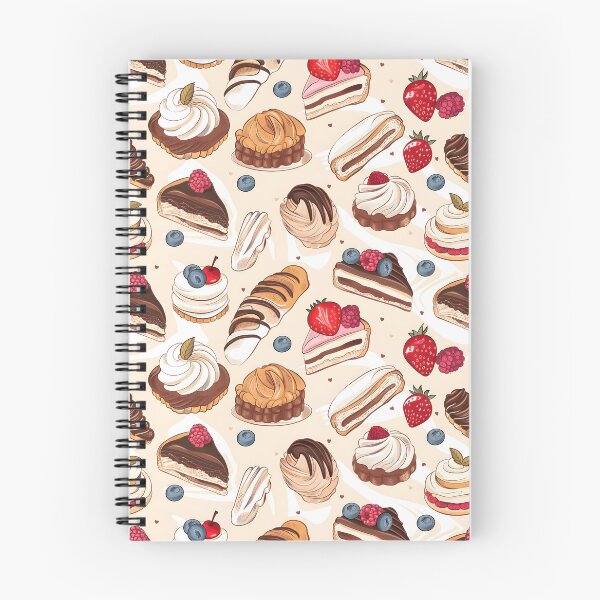 Item preview, French pastry Seamless Pattern designed and sold by palaco210.