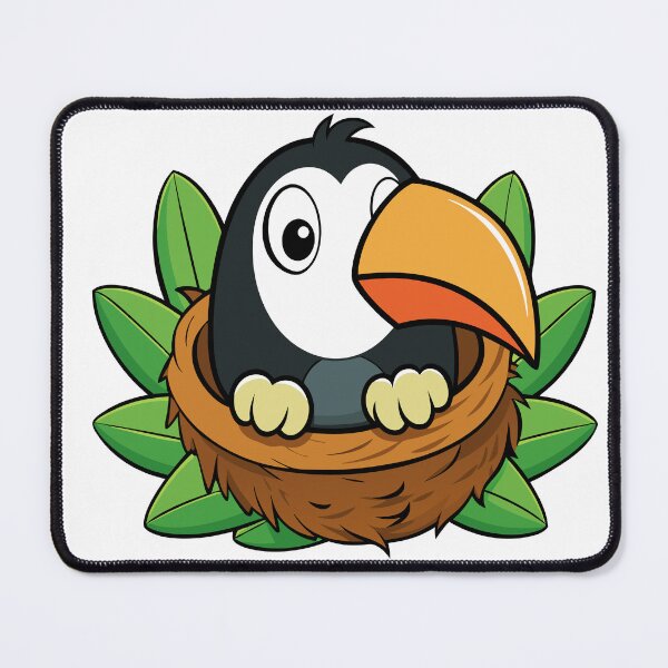 Item preview, Fluffy Toucan Building with Soft Leaves designed and sold by omerfdln34.