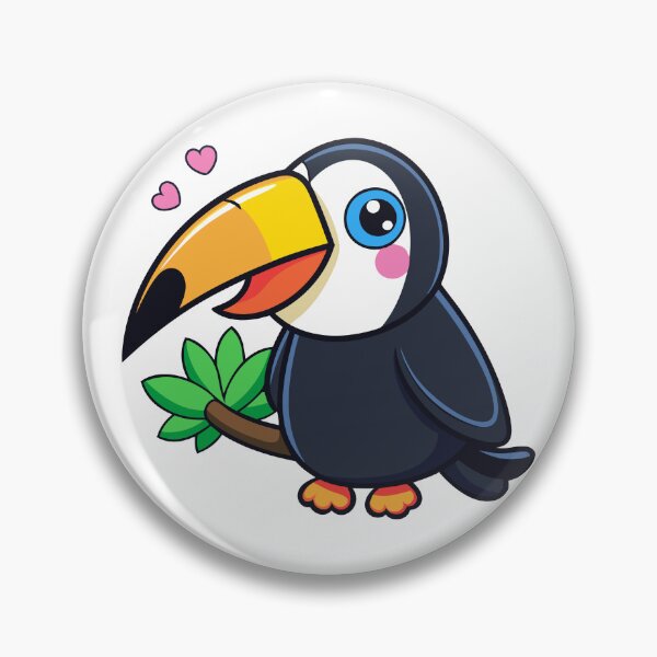 Item preview, Fluffy Toucan's Beak Adorned with Tiny Flowers designed and sold by omerfdln34.
