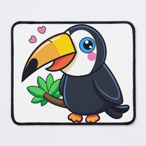 Item preview, Fluffy Toucan's Beak Adorned with Tiny Flowers designed and sold by omerfdln34.