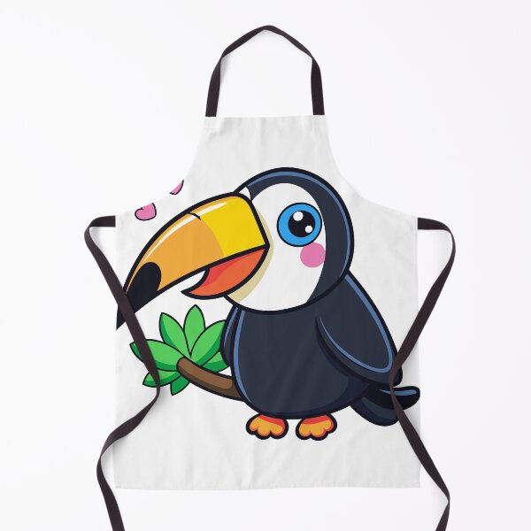 Item preview, Fluffy Toucan's Beak Adorned with Tiny Flowers designed and sold by omerfdln34.