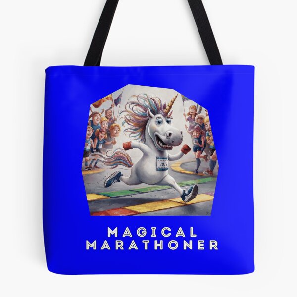 Item preview, Funny Running Unicorn Sayings Magical Marathoner designed and sold by fantasticdesign.
