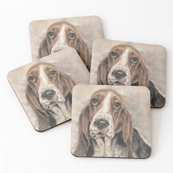 Item preview, Basset hound dog artwork designed and sold by TraceyEarlArt.