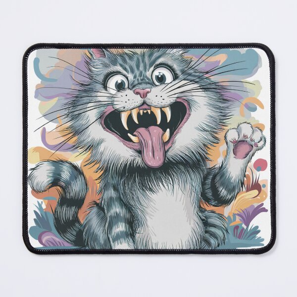 Item preview, Funny roaring kitty T-shirt designed and sold by KrissGraphShop.