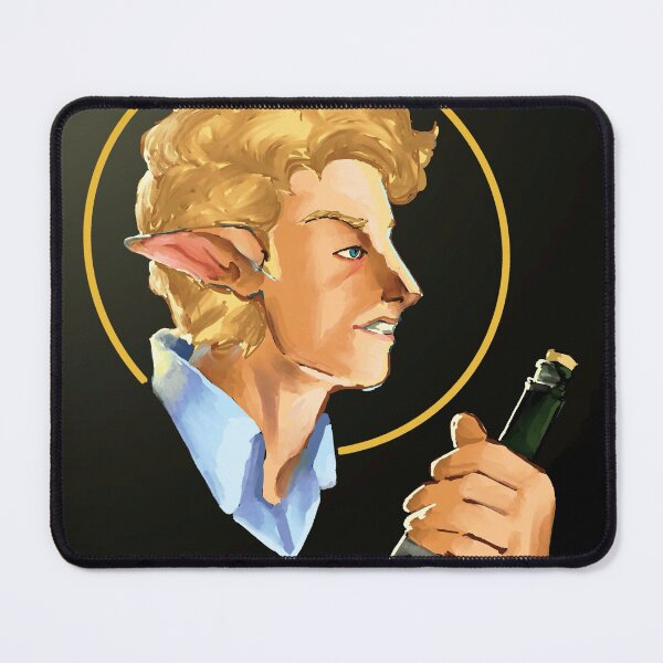 Item preview, Elvish Sinner, Oil Style Painting designed and sold by CherryCatDraws.