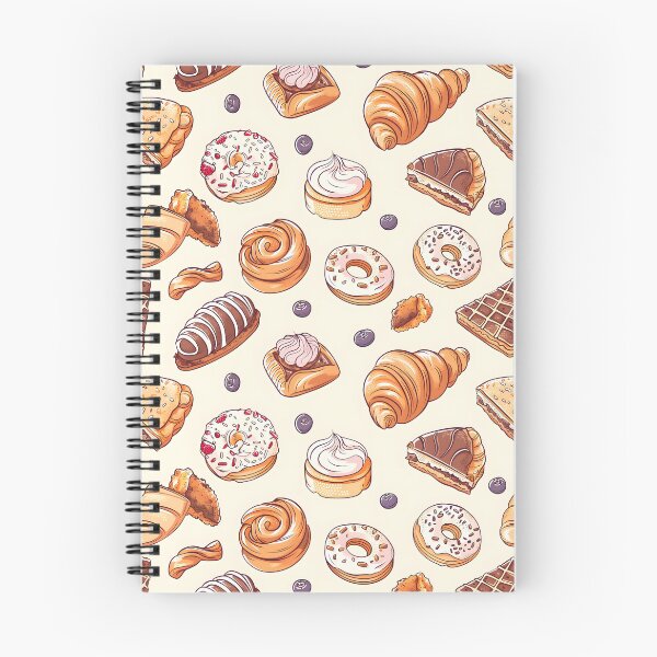 Item preview, French pastry Seamless Pattern designed and sold by palaco210.