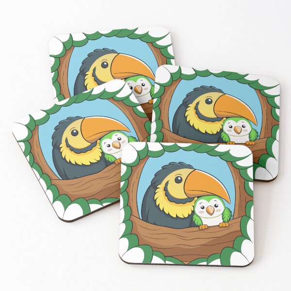 Item preview, Fluffy Toucan's Tropical Canvas designed and sold by omerfdln34.