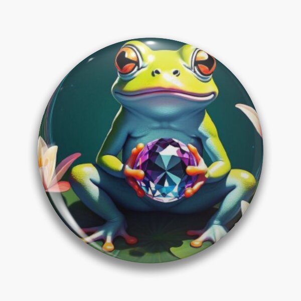 Item preview, Mystical Jeweled Frog designed and sold by EmeraldCauldren.