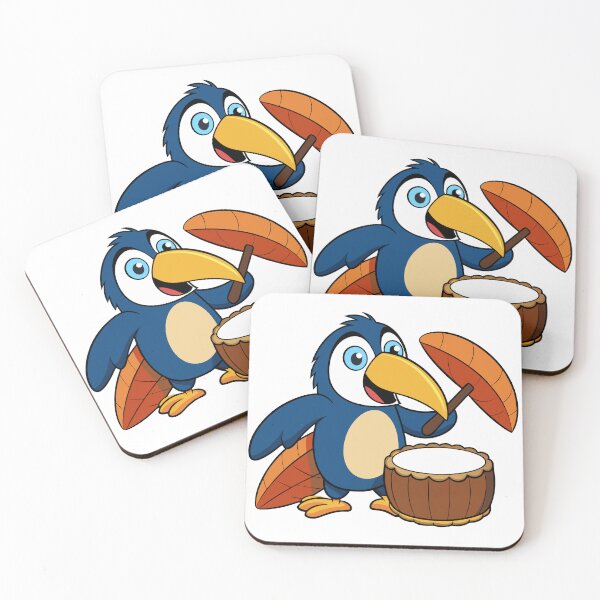 Item preview, Fluffy Toucan's Miniature Drum Set designed and sold by omerfdln34.