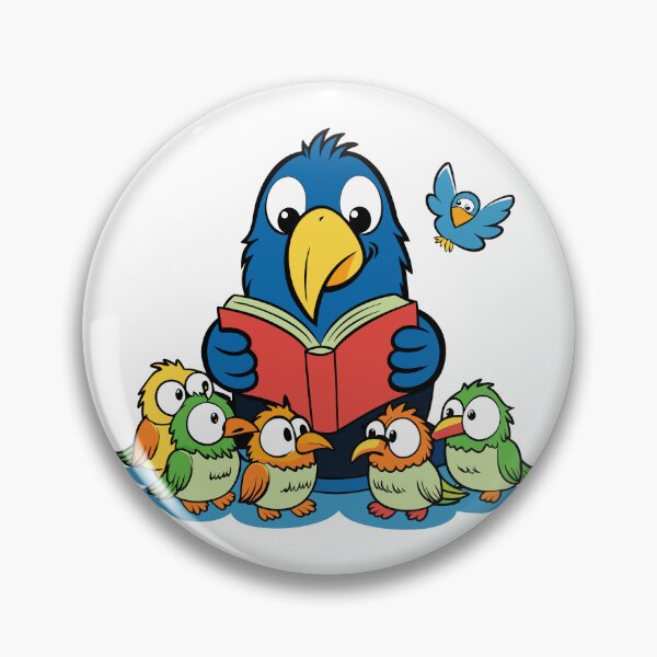 Item preview, Fluffy Toucan Reading to Baby Birds designed and sold by omerfdln34.
