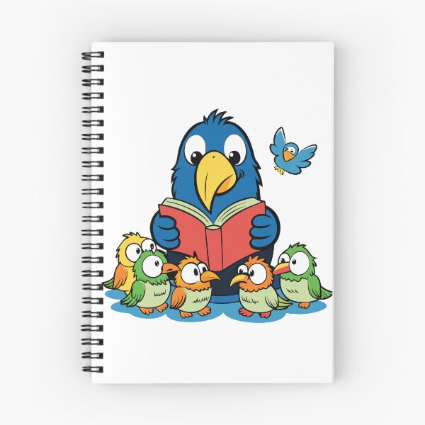 Item preview, Fluffy Toucan Reading to Baby Birds designed and sold by omerfdln34.