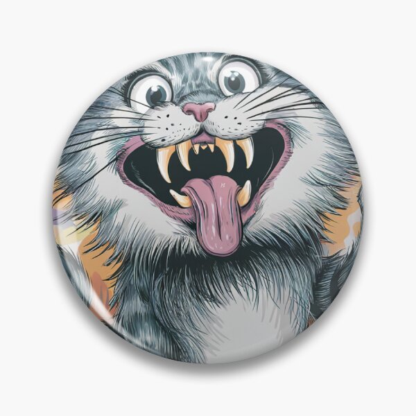 Item preview, Funny roaring kitty T-shirt designed and sold by KrissGraphShop.