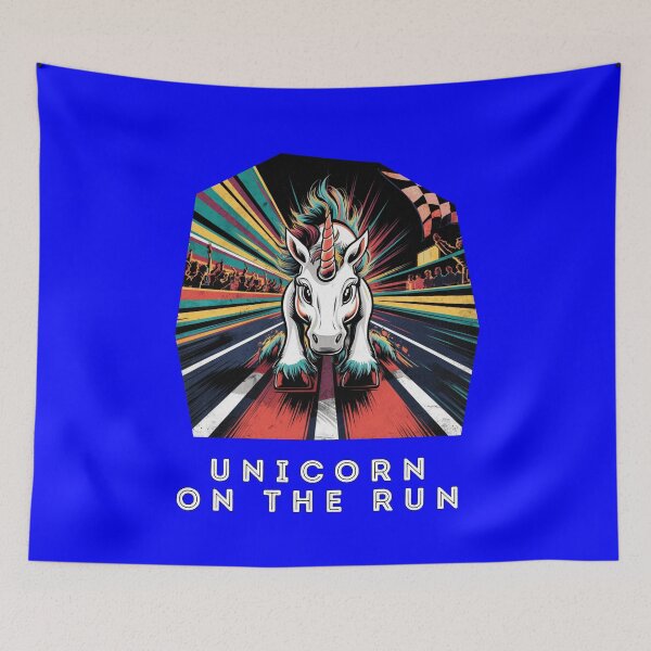 Item preview, Funny Running Unicorn Sayings Unicorn On The Run designed and sold by fantasticdesign.