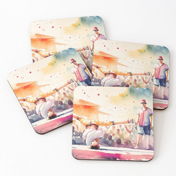 Item preview, A dancer is mid-move, surrounded by a crowd under a colorful sky. The energy and movement are palpable designed and sold by homydesign.