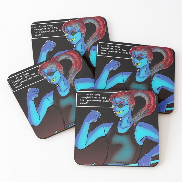 Item preview, Undyne Undertale designed and sold by CherryCatDraws.