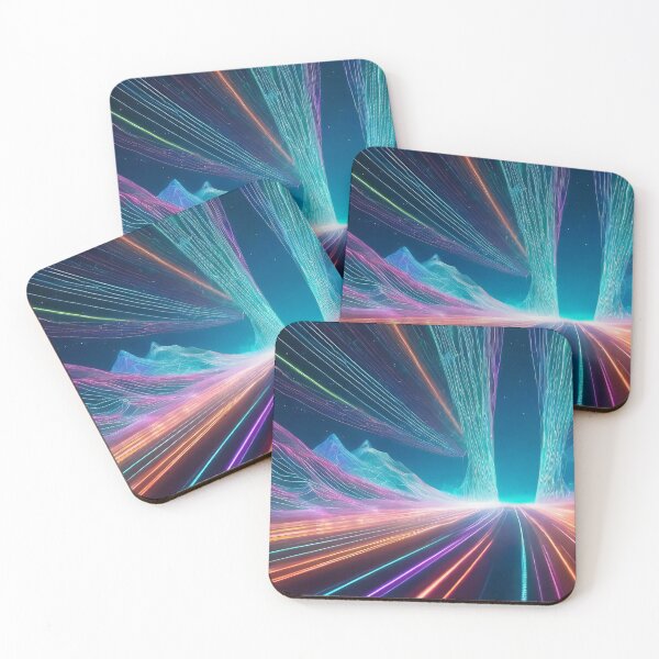 Item preview, A kaleidoscope of neon lights dances in the dark, creating a symphony of colors. A digital masterpiece of movement and vibrancy designed and sold by homydesign.