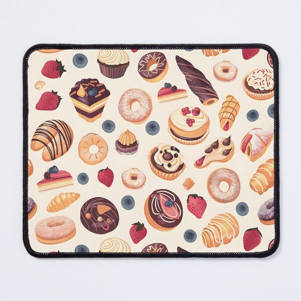 Item preview, French pastry Seamless Pattern designed and sold by palaco210.