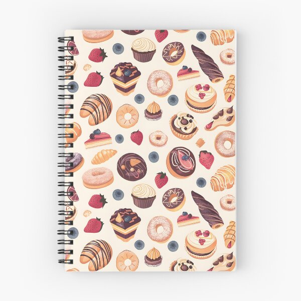 Item preview, French pastry Seamless Pattern designed and sold by palaco210.