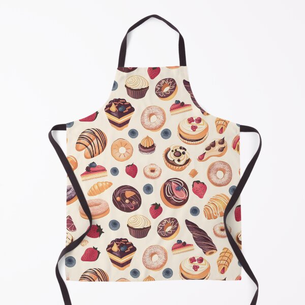 Item preview, French pastry Seamless Pattern designed and sold by palaco210.