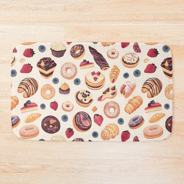 Item preview, French pastry Seamless Pattern designed and sold by palaco210.
