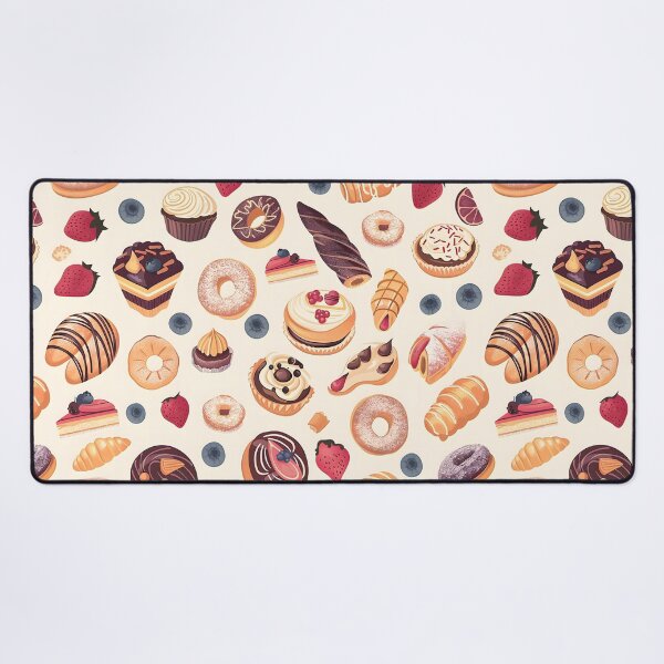 Item preview, French pastry Seamless Pattern designed and sold by palaco210.