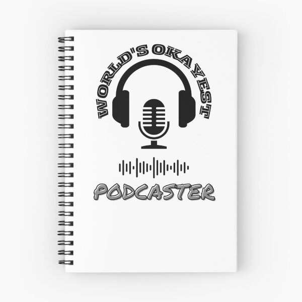 Item preview, world's okayest podcaster designed and sold by IFarty.