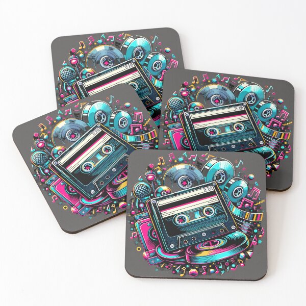 Item preview, Neon Retro Cassette designed and sold by Mario  Castaño Contreras.