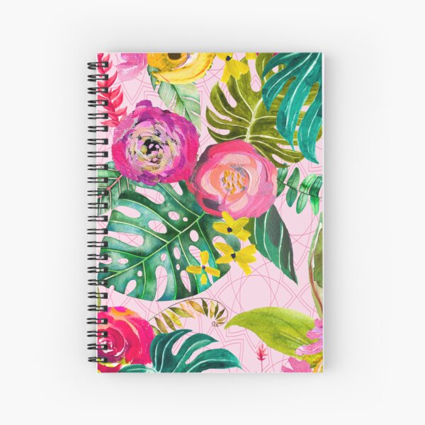 Item preview, Boho Pink Tropical Floral designed and sold by The Artwerks.