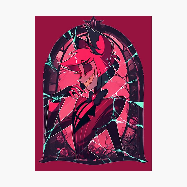 Vista previa del artículo con la obra «Vidriera Alastor - Agrietada», diseñado y vendido por SchellStation.