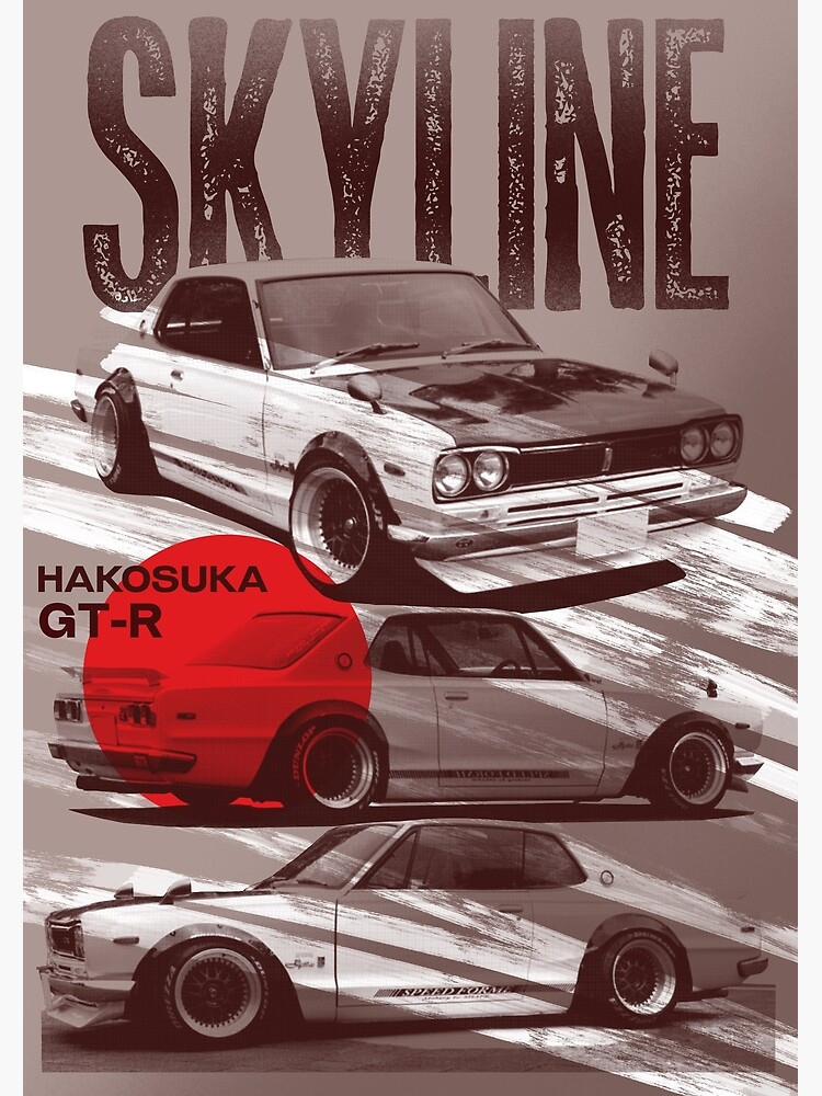 Nissan Skyline C10 (KPGC10 - Hakosuka) Poster