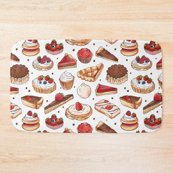 Item preview, French pastry Seamless Pattern designed and sold by palaco210.
