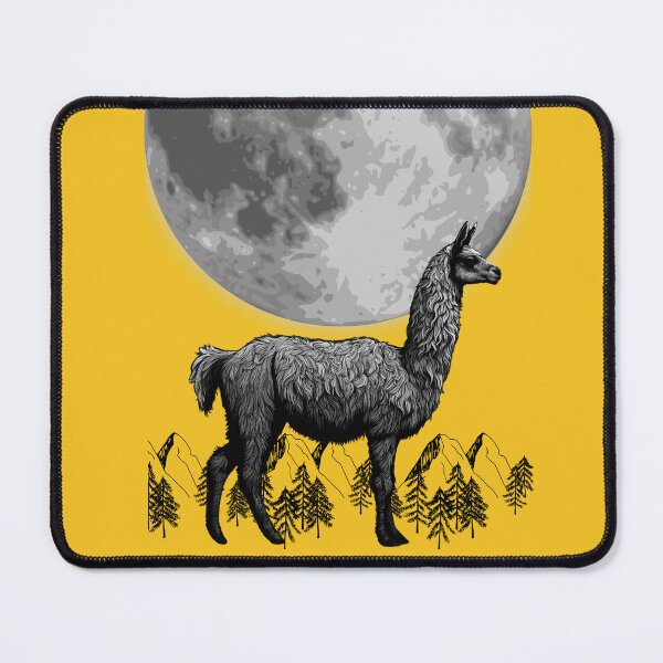 Item preview, Llama Alpaca with Full Moon designed and sold by Mariana Piana.