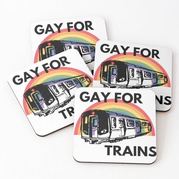 Item preview, Gay for Trains! Transit Pride Collection  designed and sold by Silly Goose Emporium.