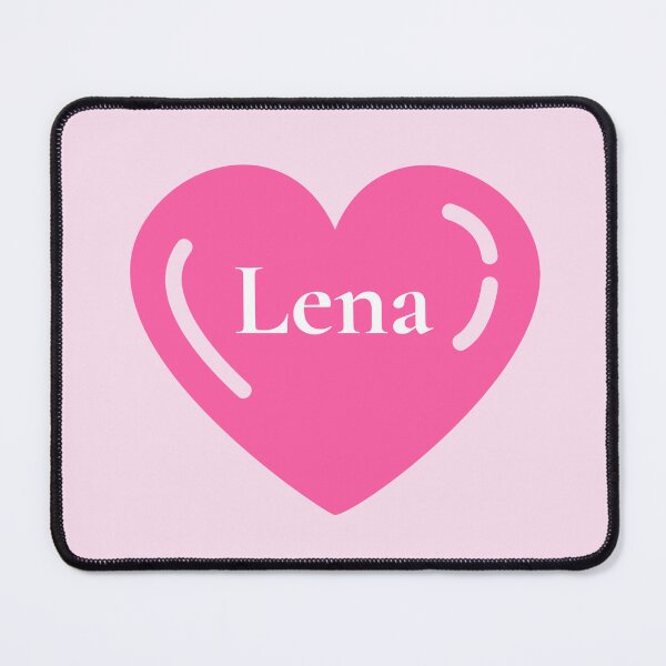 Item preview, Lena Name Girl Pink designed and sold by Monika Howarth.