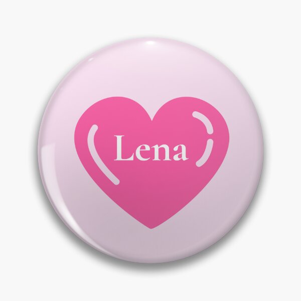 Item preview, Lena Name Girl Pink designed and sold by Monika Howarth.
