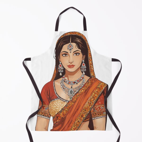 Artikelvorschau, Desi-Mädchen im Sari entworfen und verkauft von CosmixT.