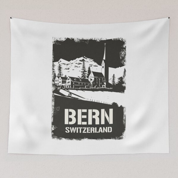 Item preview, A Vintage Travel Illustration of Bern - Switzerland  designed and sold by GoodOldVintage.