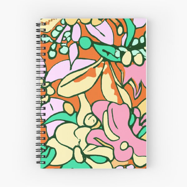 Item preview, Abstract colour pop floral design designed and sold by Mondays the Label.