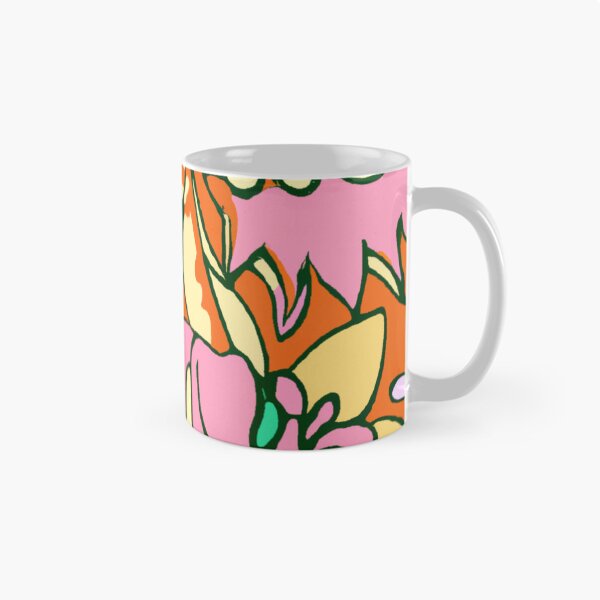 Item preview, Abstract colour pop floral design designed and sold by Mondays the Label.
