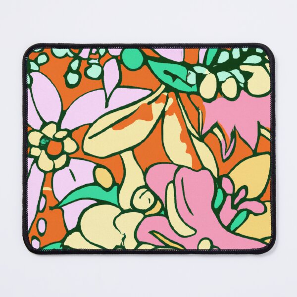 Item preview, Abstract colour pop floral design designed and sold by Mondays the Label.
