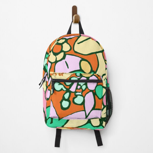 Item preview, Abstract colour pop floral design designed and sold by Mondays the Label.