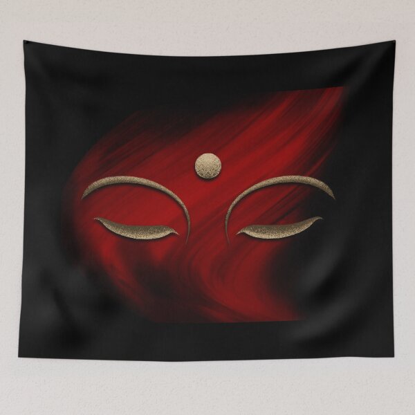 Item preview, Red and Black Buddha eyes designed and sold by Sacred Minds Studio.
