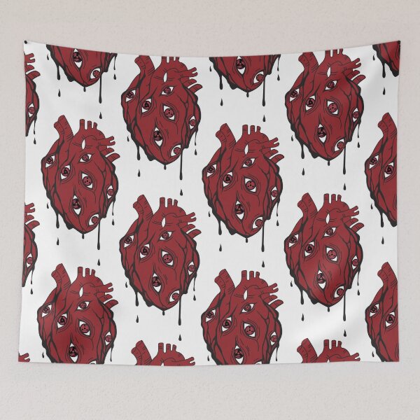 Item preview, Bleeding Heart with Eyes designed and sold by samuartshop.