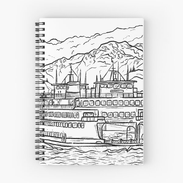Item preview, Washington State Ferry Sketch designed and sold by Melanie Peterson.