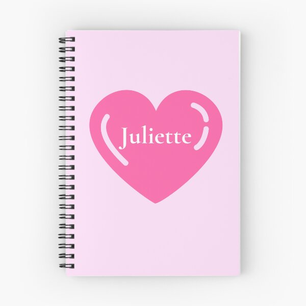 Artikelvorschau, Juliette Name Mädchen Rosa entworfen und verkauft von Monika Howarth.