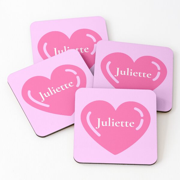 Item preview, Juliette Name Girl Pink designed and sold by Monika Howarth.