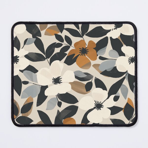 Item preview, Calm Beige Flower Pattern designed and sold by ffatts.