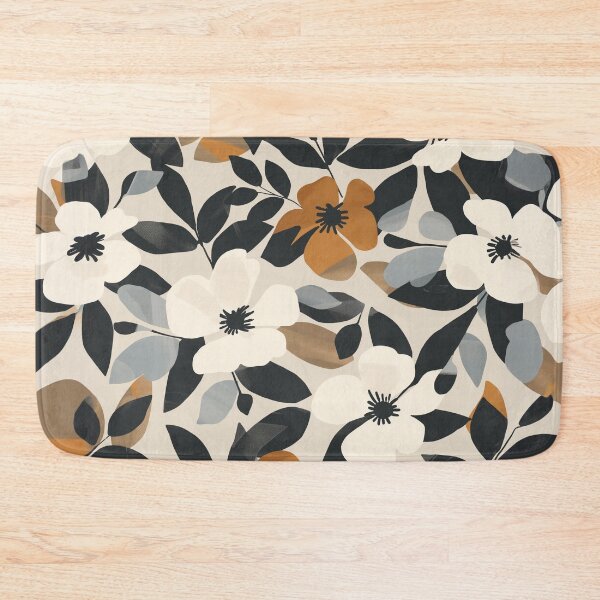 Item preview, Calm Beige Flower Pattern designed and sold by ffatts.