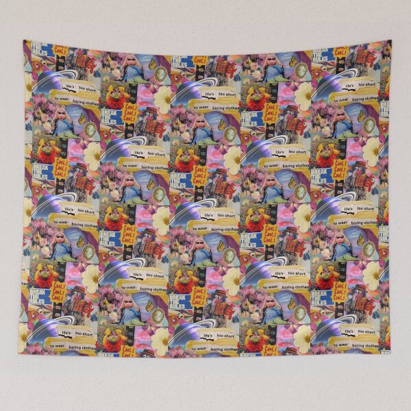 Item preview, Life's Too Short to Wear Boring Clothes // Muppet Collage Art designed and sold by Evan Bode.