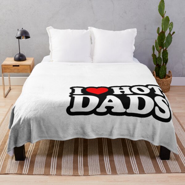 Item preview, I love hot dads designed and sold by eemilystickers.